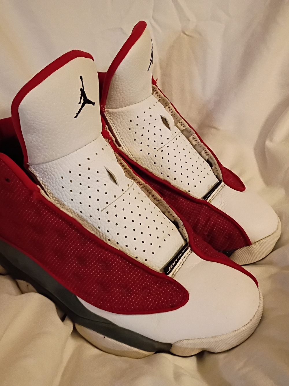 Jordan Men’s Athletic Shoes - White / Red